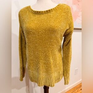 Jones New York Mustard Cowl Neck Sweater Small